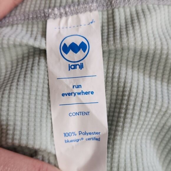 Janji Men's Helio Tech Long Sleeve Tee, Light Soft Green, Size L - Picture 5 of 7